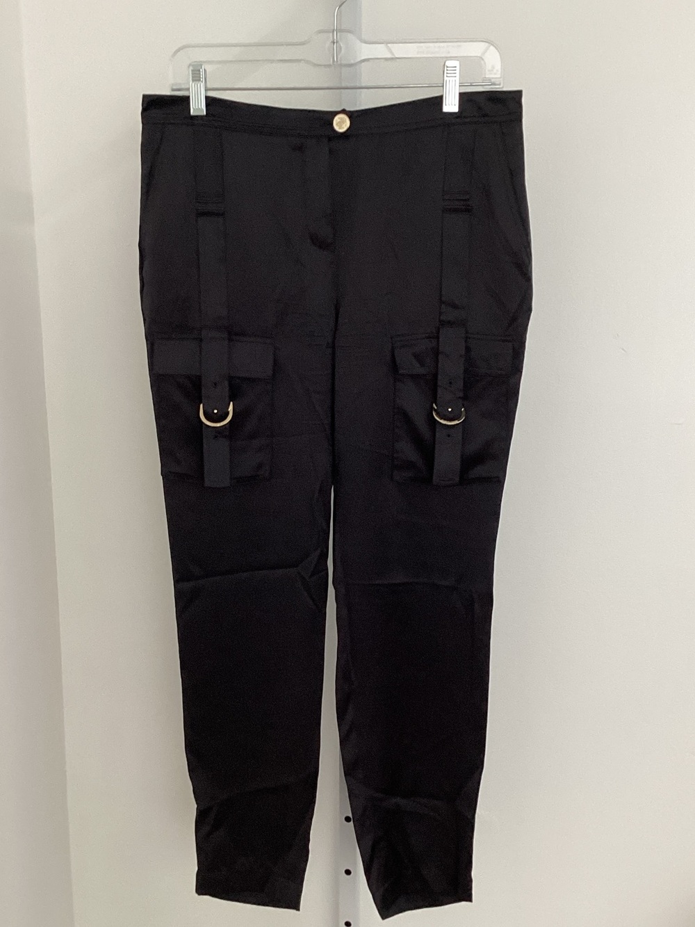 Roberto Cavalli Black Cargo Jogger Pants